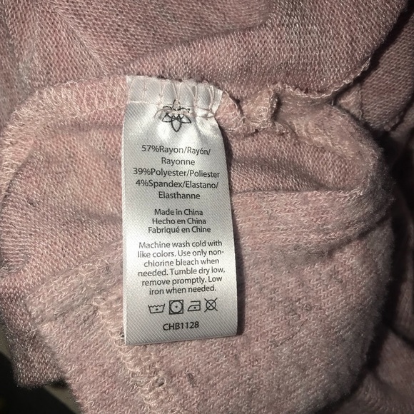 Harmony and Balance Shirt Sweater Heather Pink - Picture 7 of 8